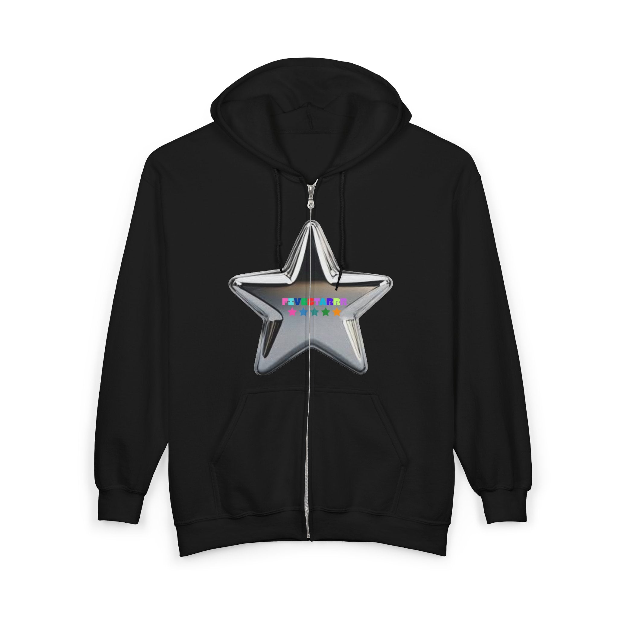 Trendy Graphic Zip Hoodie for Creative Souls