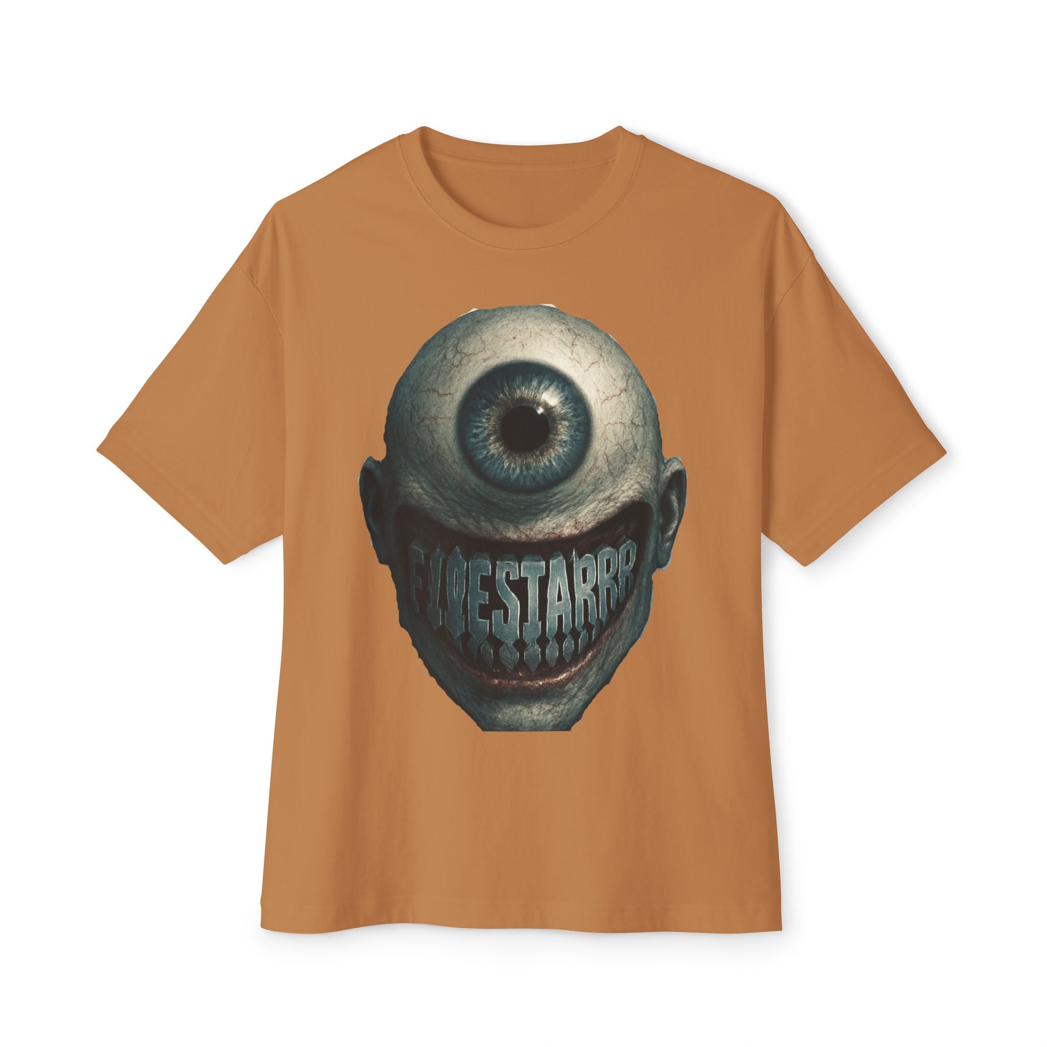 Cyclopean Eye Tee — Horror Graphic Oversized T-Shirt