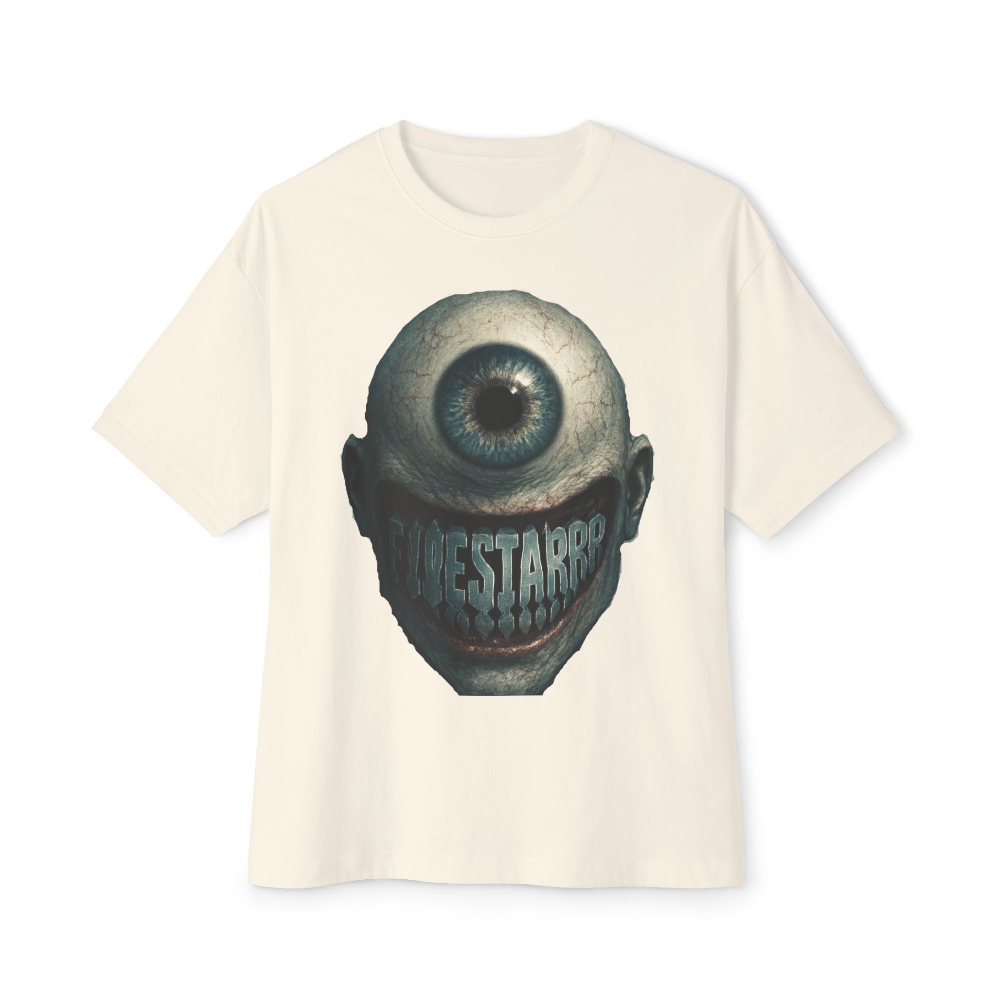 Cyclopean Eye Tee — Horror Graphic Oversized T-Shirt