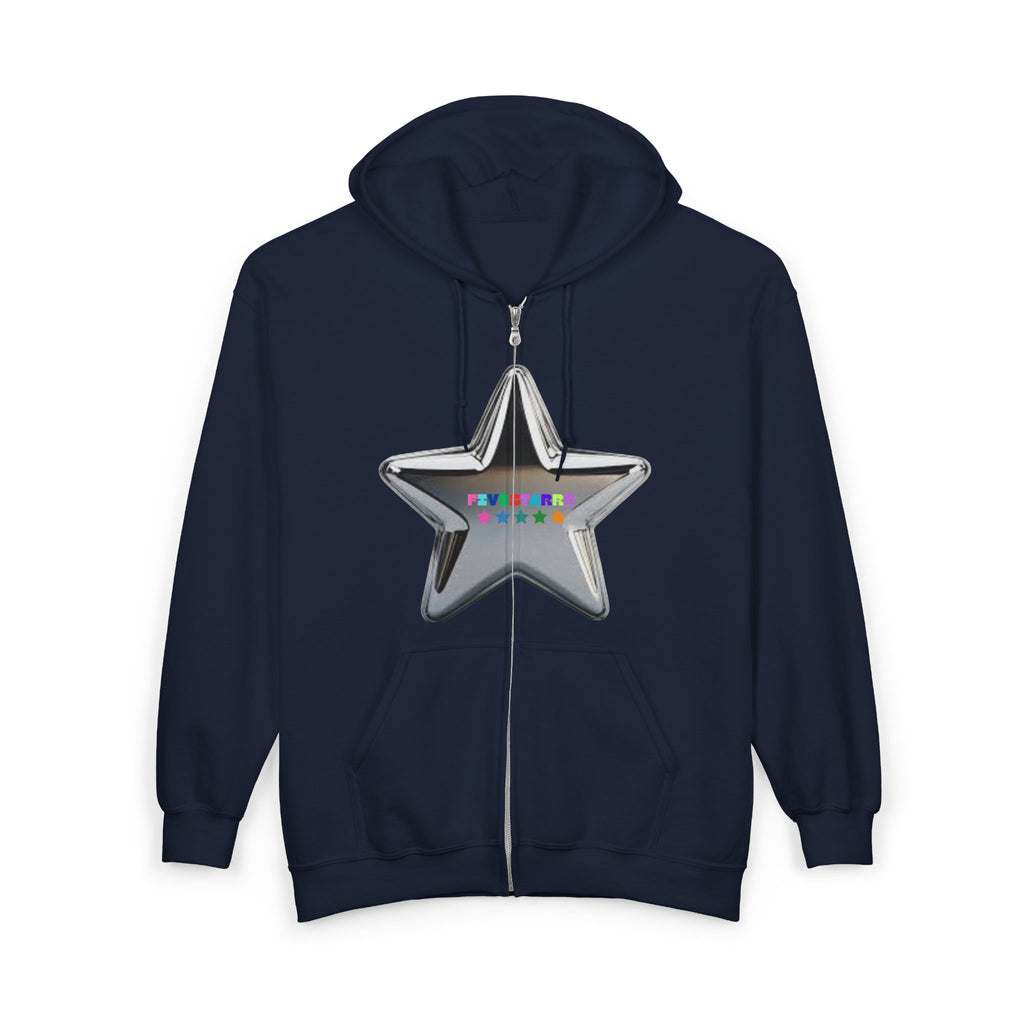 Trendy Graphic Zip Hoodie for Creative Souls