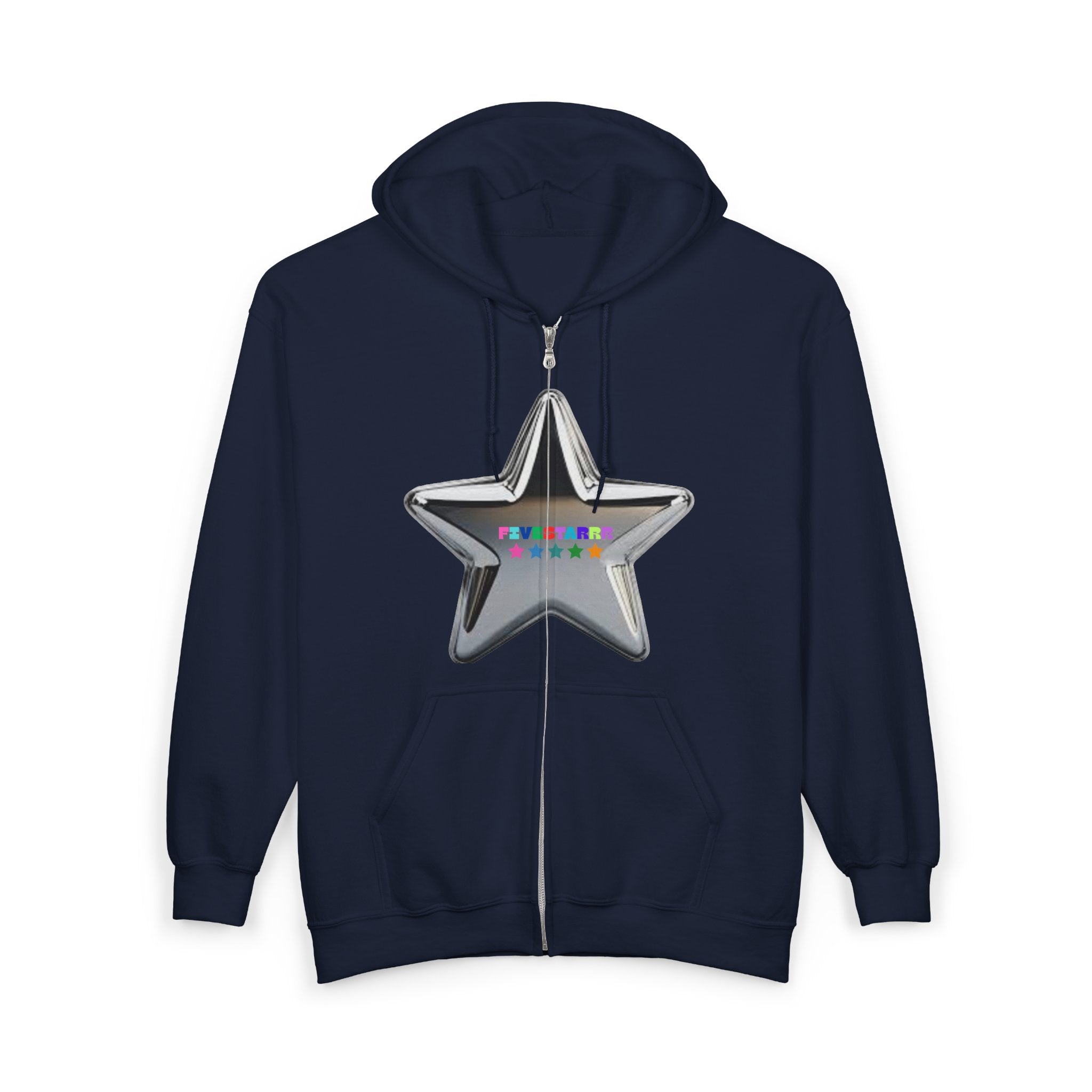 Trendy Graphic Zip Hoodie for Creative Souls