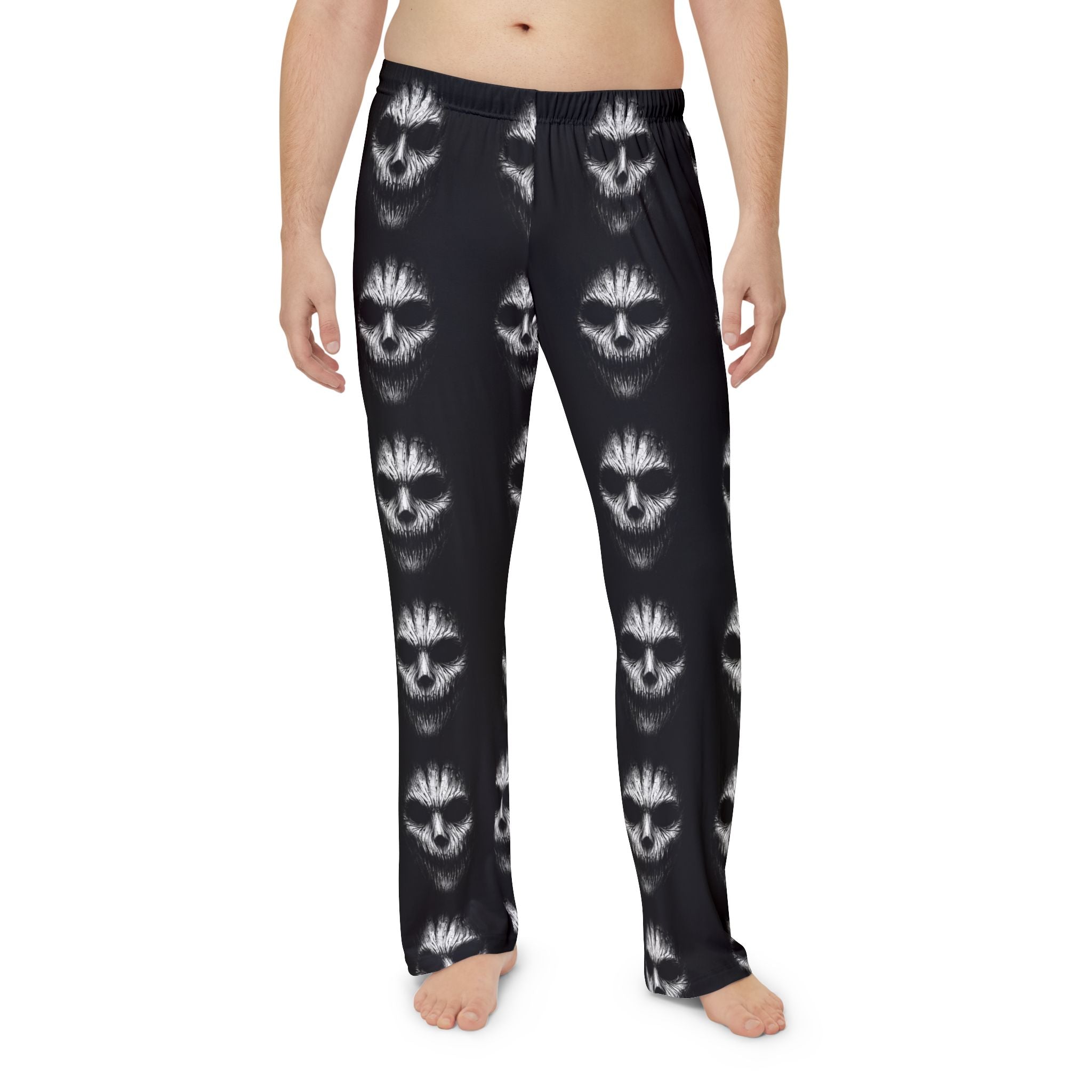 Men's Skull Print Pajama Pants - Comfortable and Stylish Sleepwear