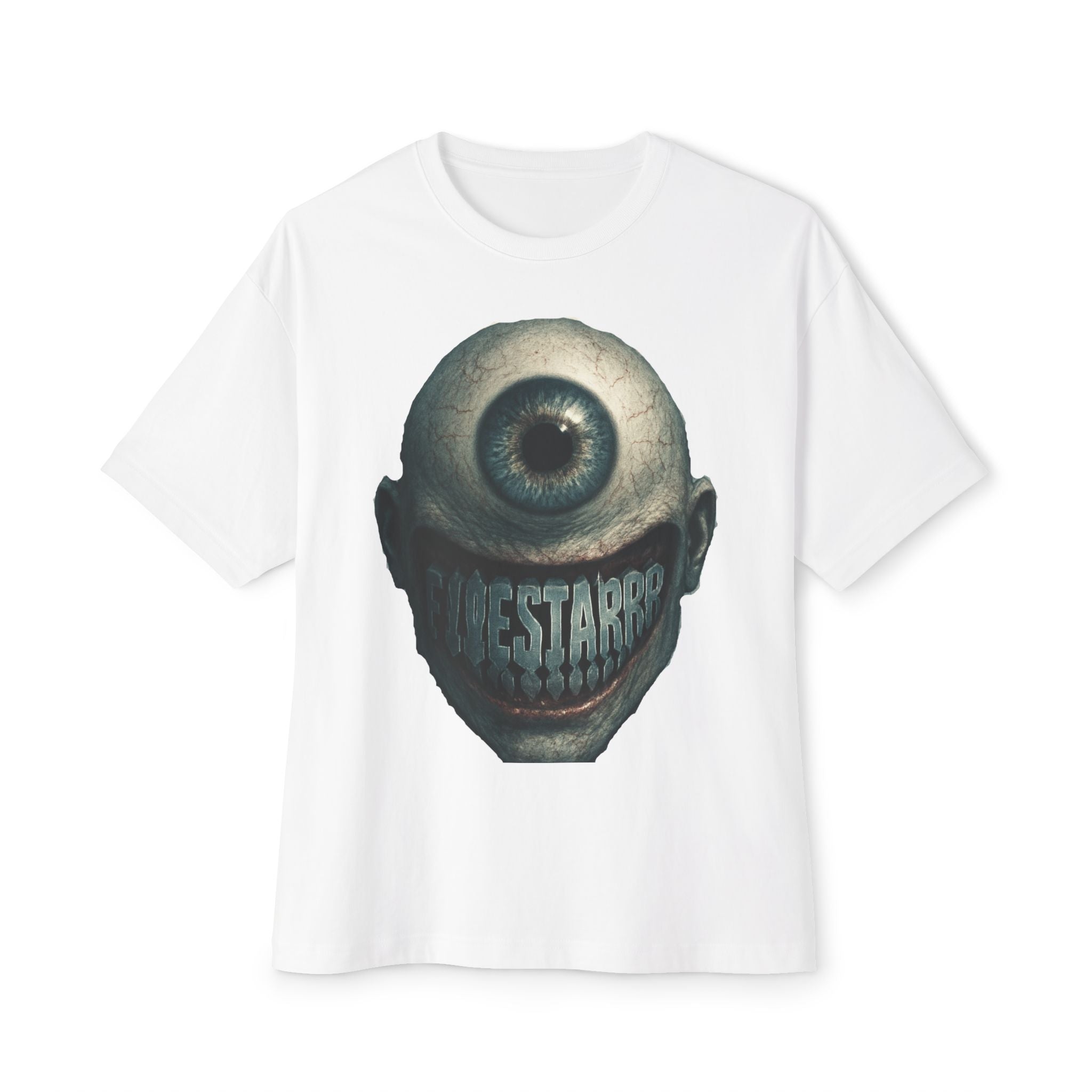 Cyclopean Eye Tee — Horror Graphic Oversized T-Shirt