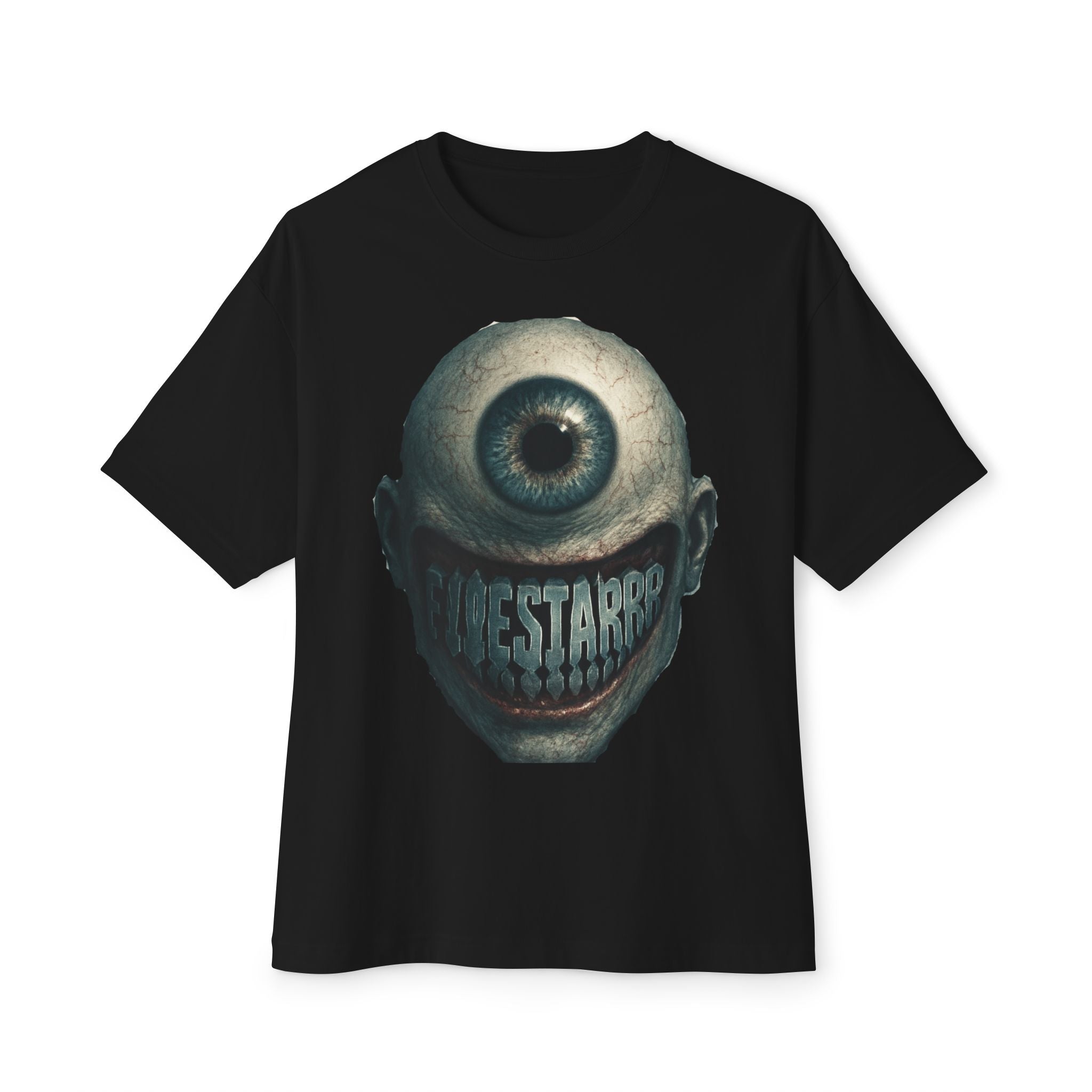 Cyclopean Eye Tee — Horror Graphic Oversized T-Shirt