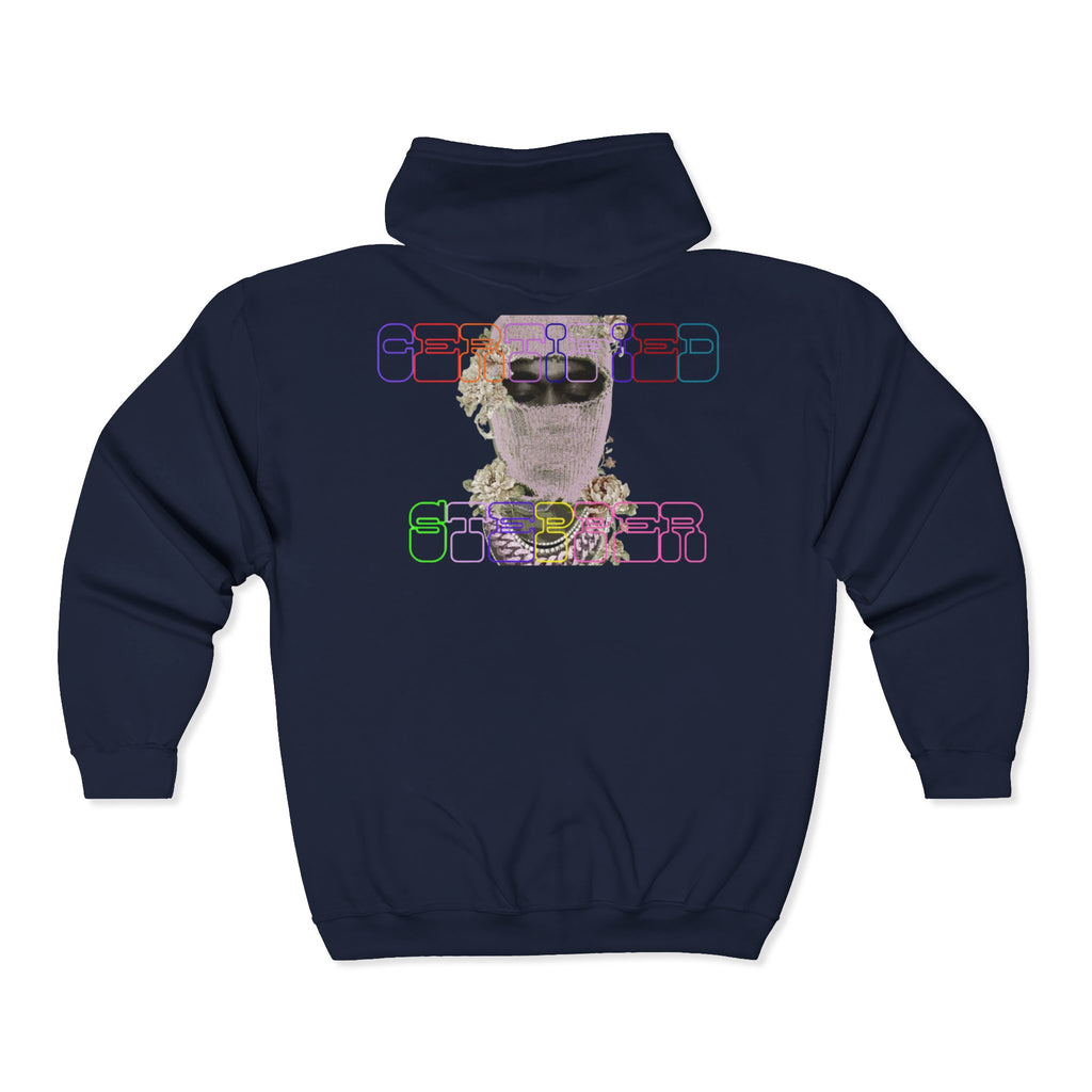 Trendy Graphic Zip Hoodie for Creative Souls