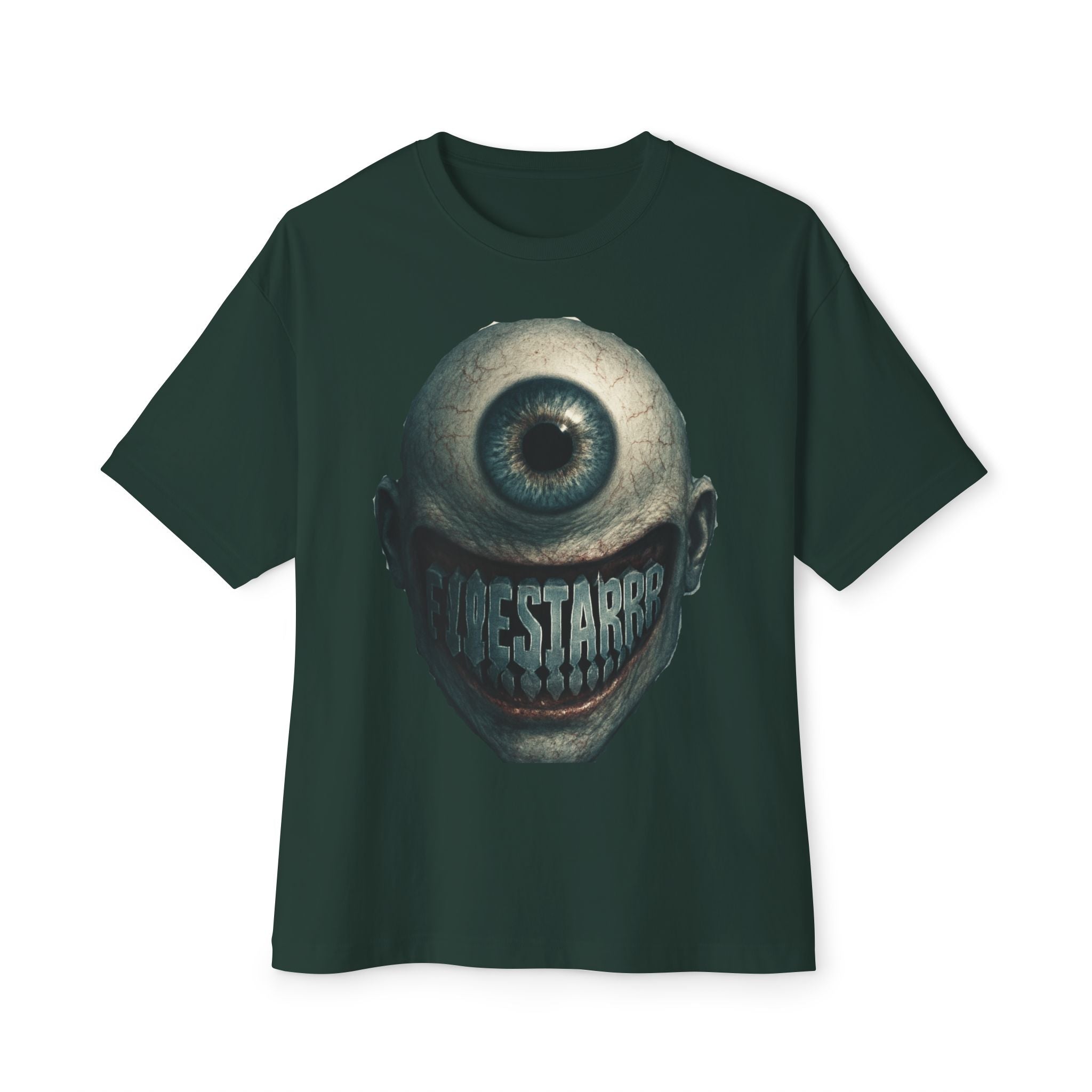 Cyclopean Eye Tee — Horror Graphic Oversized T-Shirt