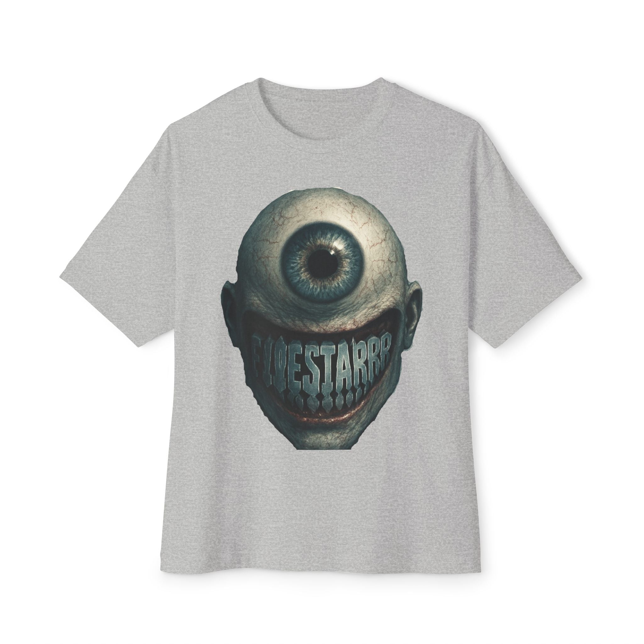 Cyclopean Eye Tee — Horror Graphic Oversized T-Shirt