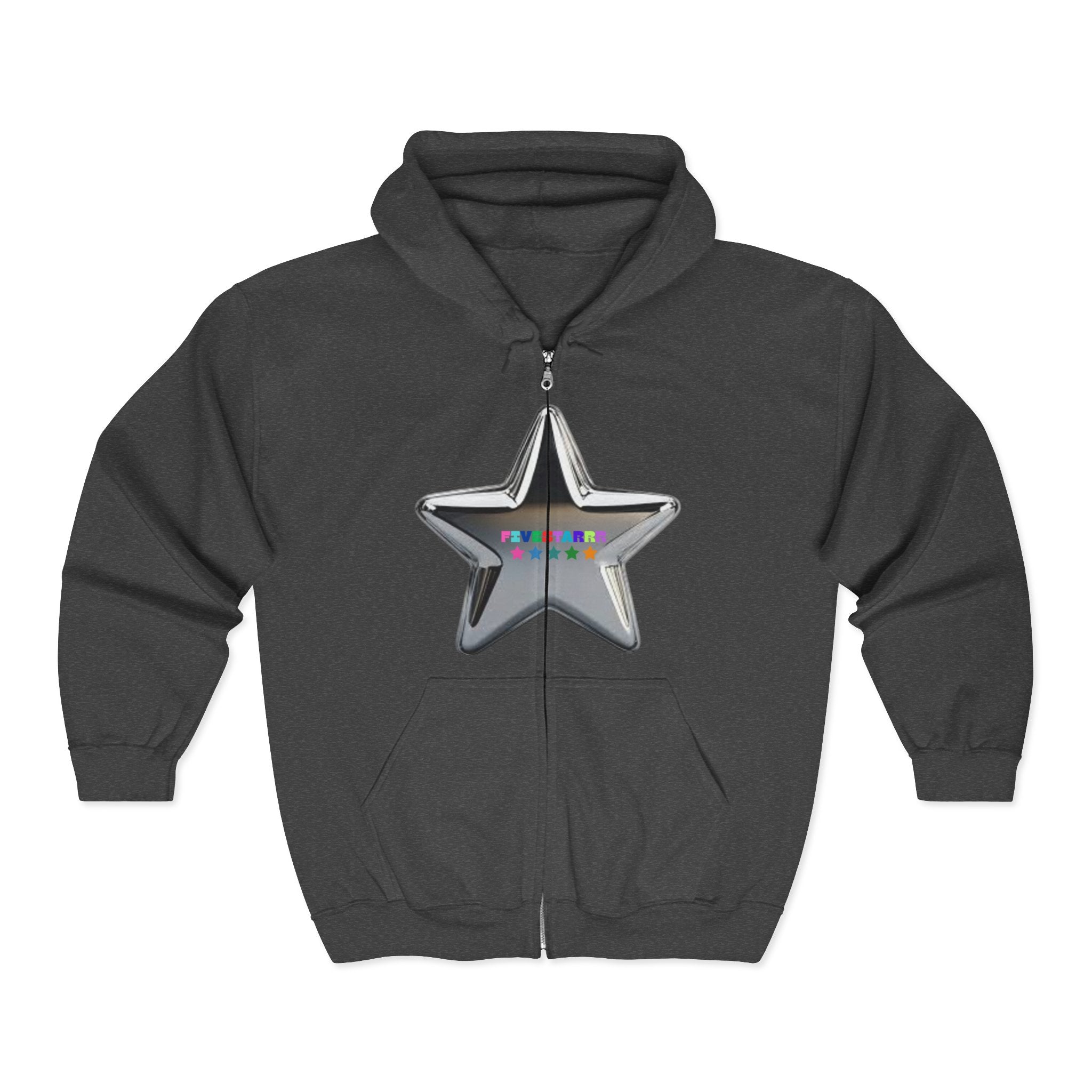 Trendy Graphic Zip Hoodie for Creative Souls