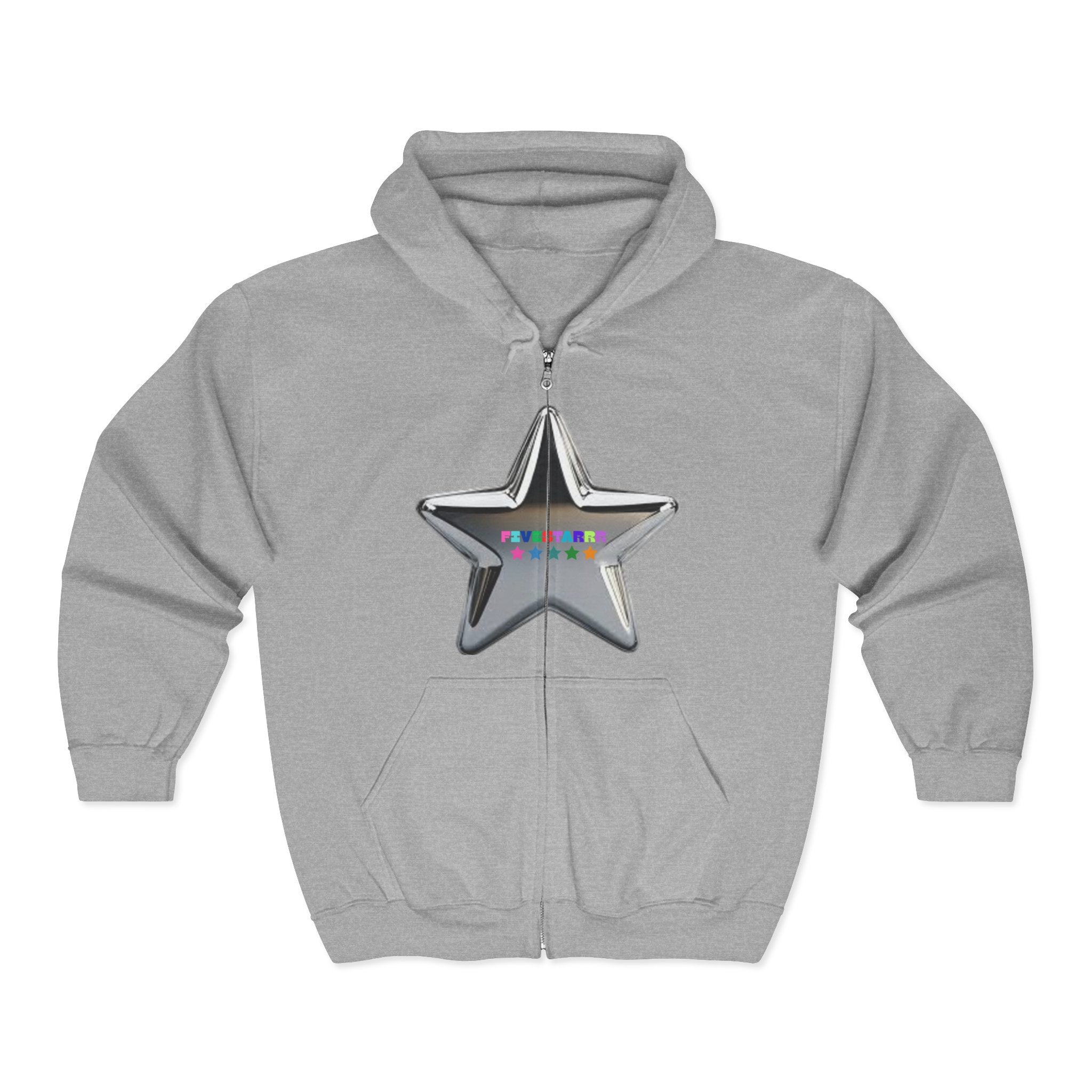 Trendy Graphic Zip Hoodie for Creative Souls