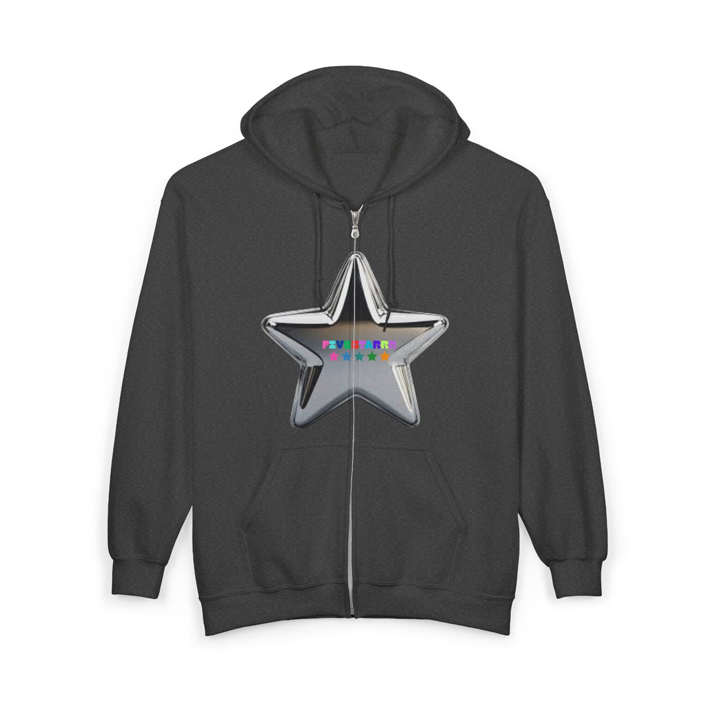 Trendy Graphic Zip Hoodie for Creative Souls