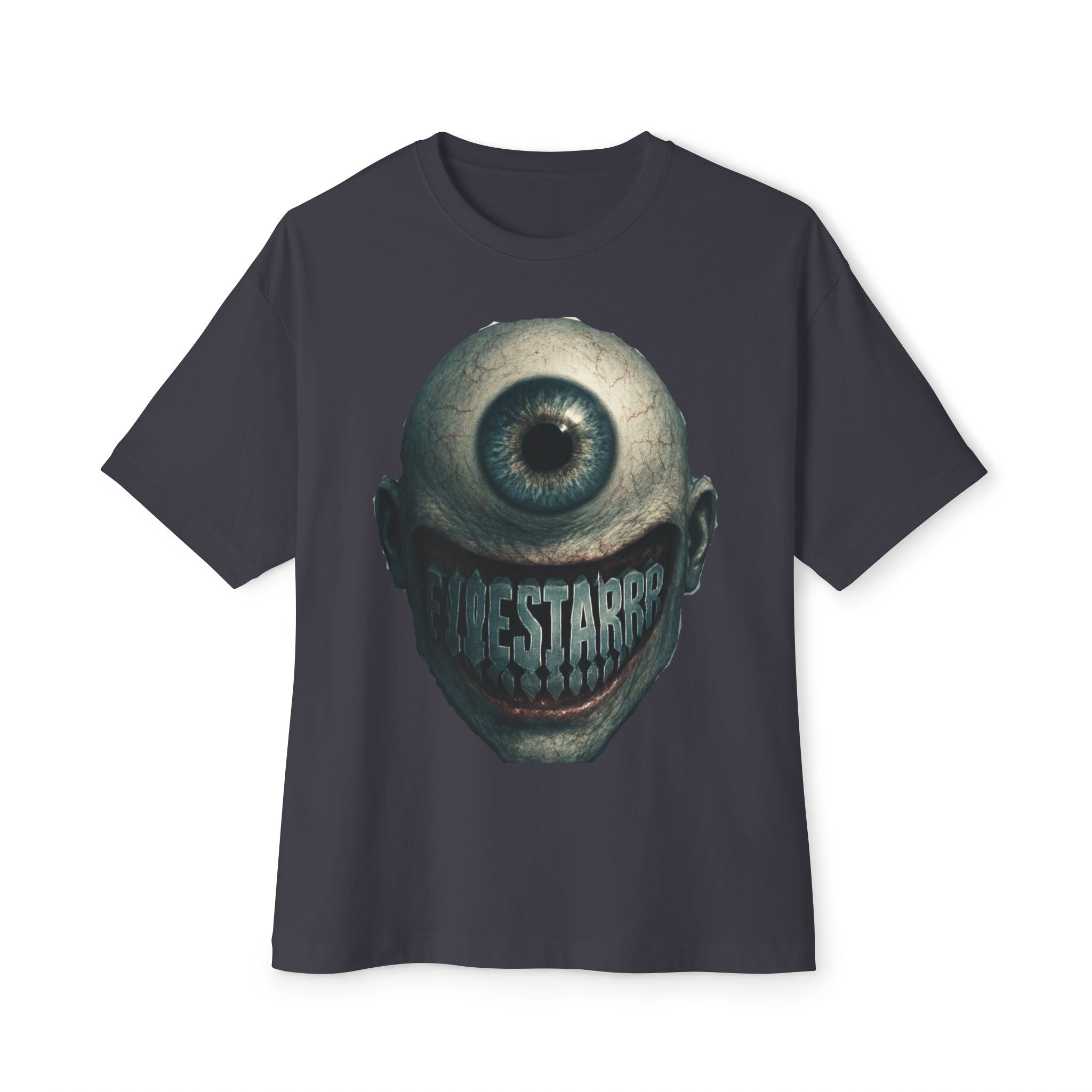 Cyclopean Eye Tee — Horror Graphic Oversized T-Shirt