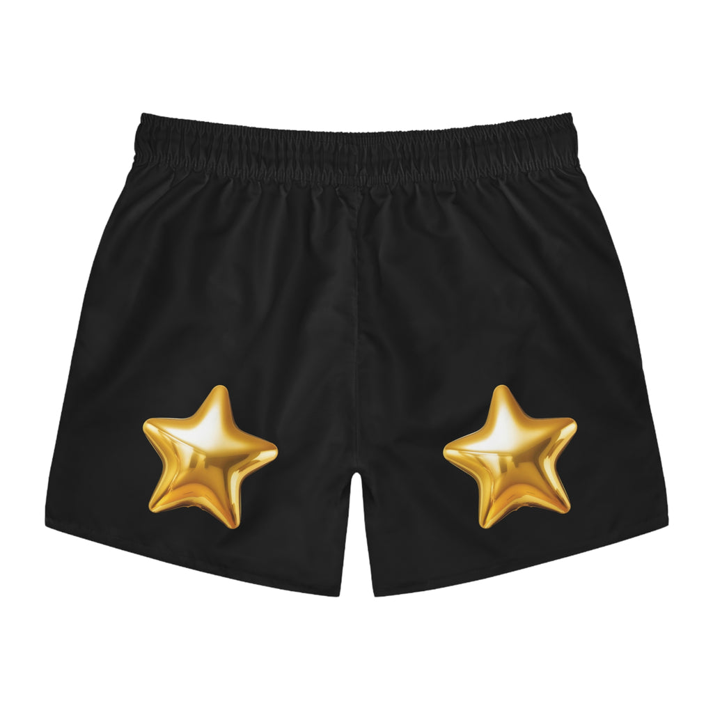 Starry Teeth Swim Trunks for Fun Beach Days