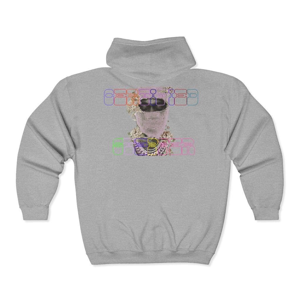 Trendy Graphic Zip Hoodie for Creative Souls