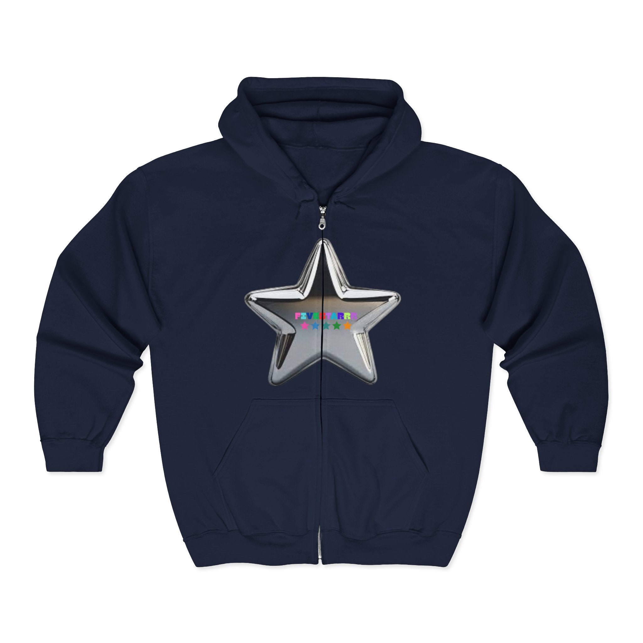 Trendy Graphic Zip Hoodie for Creative Souls