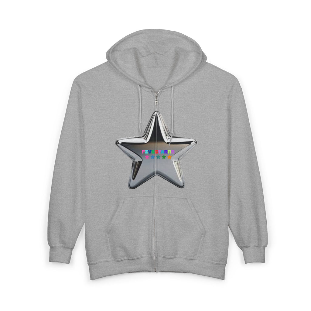 Trendy Graphic Zip Hoodie for Creative Souls