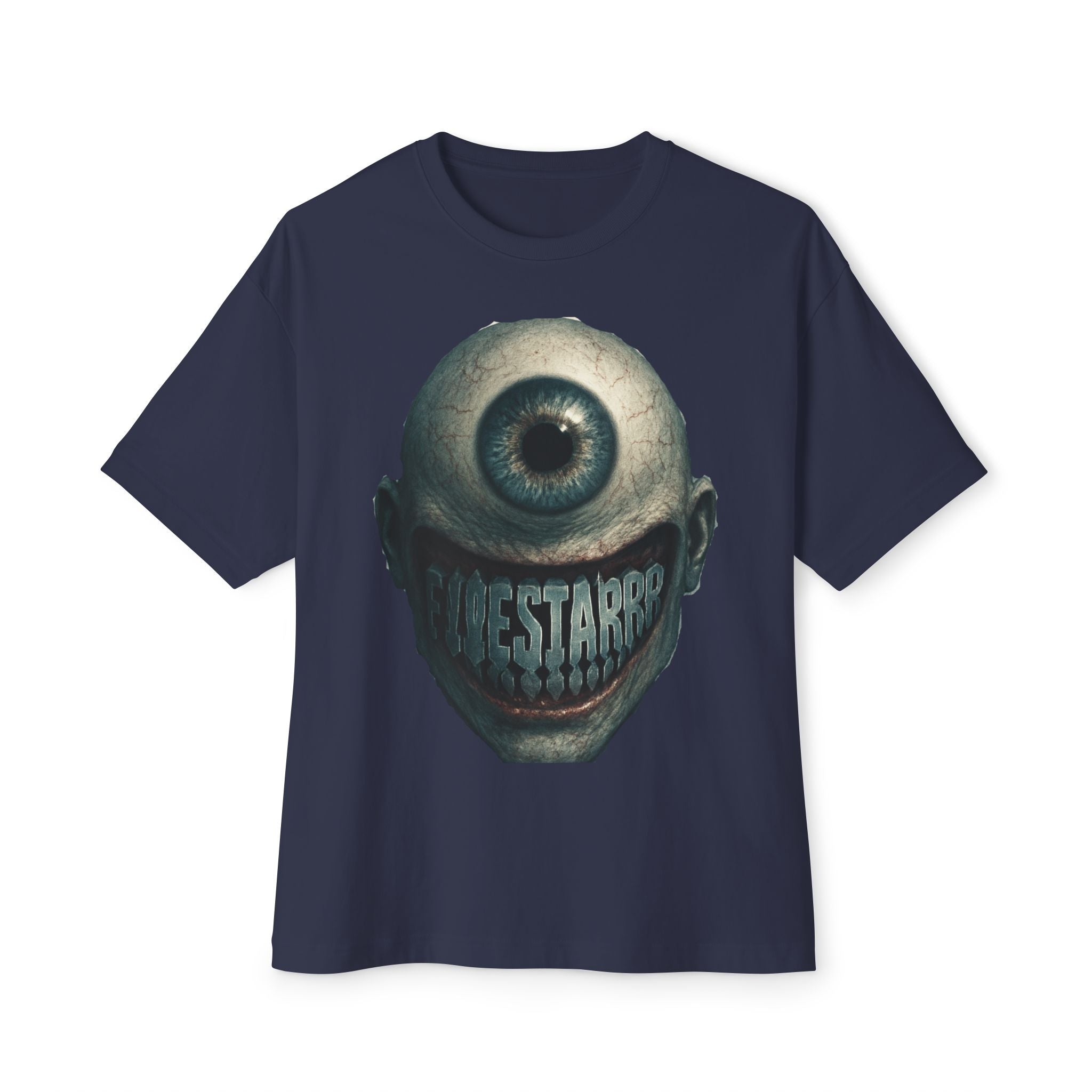 Cyclopean Eye Tee — Horror Graphic Oversized T-Shirt